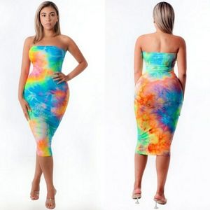 Multi Tie Dye Dress